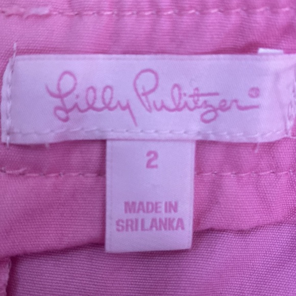 Lilly Pulitzer pink skirt size 2 - Picture 3 of 5